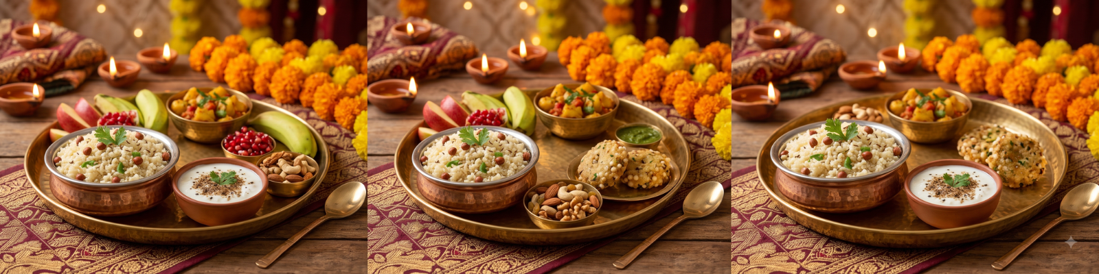 Senior woman enjoying healthy Navratri fasting food