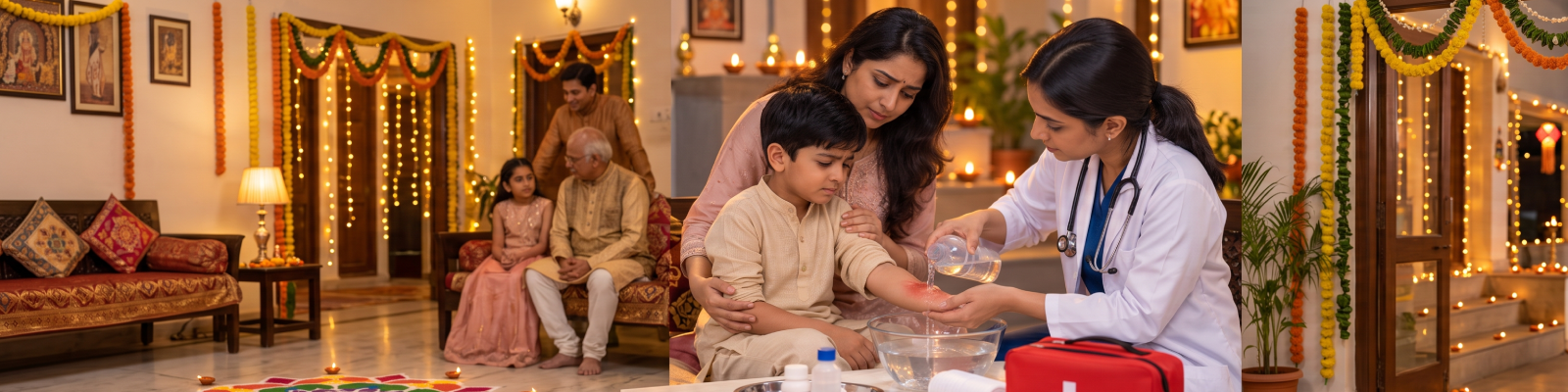 First Aid Tips for Burns in Diwali