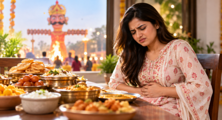 Digestive issues after heavy Dussehra meals